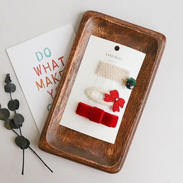 Набор рождественских заколок-погремушек